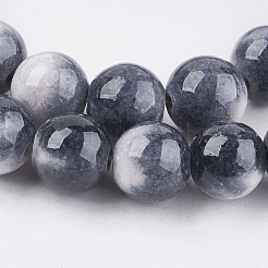 Natural White Jade Beads Strands&nbsp;X-G-H1627-8MM-2