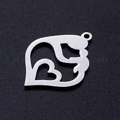 Non-Tarnish 201 Stainless Steel Pendants&nbsp;STAS-S105-JN388-1