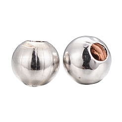 150個3色丸真鍮スペーサービーズセット  ミックスカラー  3mm  穴：1mm  50個/カラー&nbsp;KK-LS0001-05