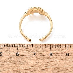 304ステンレススチールカフオープンリング  カニ  イオンプレーティング（ip）  ゴールドカラー  11.5mm  内径：18mm&nbsp;SA-CBA725A-11G
