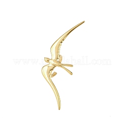 304 Stainless Steel Swallow Cuff Open Ring for Women&nbsp;RJEW-L337-01G