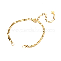304 Stainless Steel Figaro Chains Bracelet Making&nbsp;AJEW-JB01075