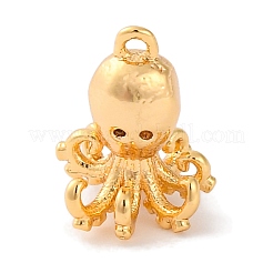 Brass Pendants With Clear Cubic Zirconia&nbsp;KK-S403-01G