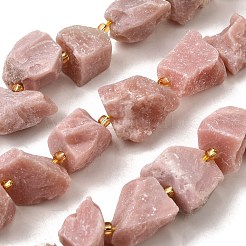 Raw Rough Natural Pink Opal Beads Strands&nbsp;G-Z087-B21