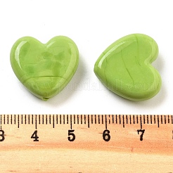 Heart Handmade Lampwork Beads&nbsp;LAMP-U003-01O