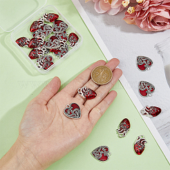 24Pcs 2 Style Alloy Enamel Pendants&nbsp;FIND-DC0004-54