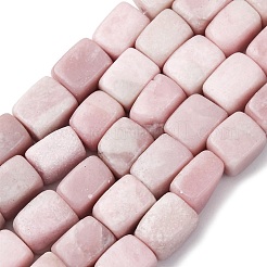 天然石ピンクオパールビーズ連売り  直方体の  12~13x8~10x8~10mm  穴：1mm  約30~31個/連  14.76''（37.5cm）〜14.96''（38cm）&nbsp;G-D098-D04-01