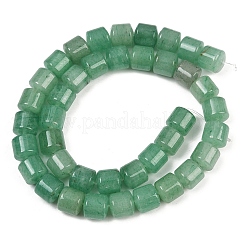 天然石グリーンアベンチュリンビーズ連売り  コラム  9.5~10x10~10.5mm  穴：0.8~1mm  約40個/連  15.31~15.35''（38.9~39センチメートル）&nbsp;G-G275-D01-10x10mm