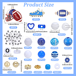 DIY Rugby Beads Kits&nbsp;DIY-BM0001-52