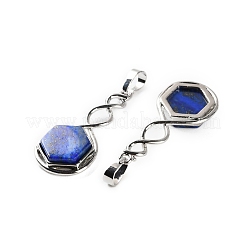 Dyed Natural Lapis Lazuli Pendants&nbsp;G-F777-05P-10
