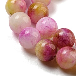 Natural Dyed Yellow Jade Beads Strands&nbsp;G-Q160-A01-01