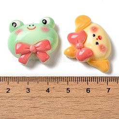 Opaque Resin Animal Decoden Cabochons&nbsp;CRES-Z006-02