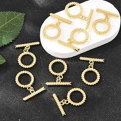 SHEGRACE Brass Toggle Clasps&nbsp;XGR0124G-135G
