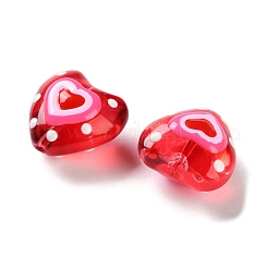 Transparent Glass Enamel Beads&nbsp;LAMP-S068-04B
