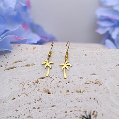 201 Stainless Steel Dangle Earrings&nbsp;FS-WG73688-01