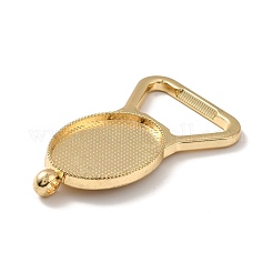 Alloy Pendant Cabochons Settings&nbsp;FIND-I018-02LG