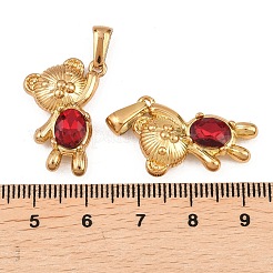 304 Stainless Steel Rhinestone Pendants&nbsp;STAS-P438-29G