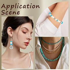 1 Strand Natural Howlite Beads Strands&nbsp;TURQ-SC0001-24