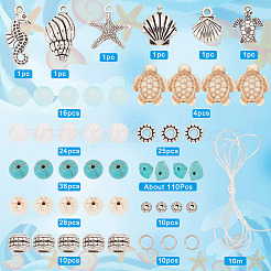 DIY Ocean Theme Bracelet Making Kit&nbsp;DIY-SC0020-87