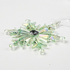 Christmas Transparent Plastic Pendant Decoration&nbsp;LS-HJEW-G022-01D