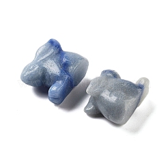 Dyed & Heated Natural Blue Aventurine Carved Figurines&nbsp;DJEW-L023-E10