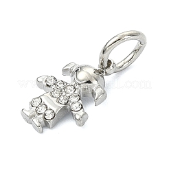 304 Stainless Steel Rhinestone Pendants&nbsp;STAS-A145-04I-P