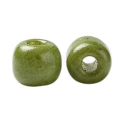 180g15色ベーキングペイントガラスシードビーズ  ラウンド  ミックスカラー  8/0  3~4x2~3mm  穴：0.8~1mm  12 G /カラー&nbsp;SEED-JQ0003-01C-3mm