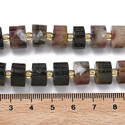 Natural Multicolor Tourmaline Beads Strands&nbsp;G-C270-I07-01