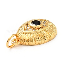 Brass Micro Pave Cubic Zirconia Pendants&nbsp;LS-KK-E036-05G