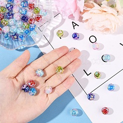 10Pcs Round Lampwork Beads&nbsp;LAMP-YW0001-60A