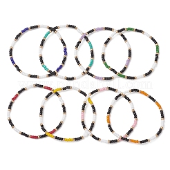 8Pcs Glass Seed Beads Stretch Bracelets for Women Men&nbsp;BJEW-MZ00275