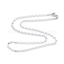 Non-Tarnish 304 Stainless Steel Chain Necklaces&nbsp;LS-NJEW-L173-008-P