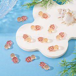 12Pcs Luminous Translucent Resin Sea Animal Cabochons&nbsp;RESI-TA0004-56A