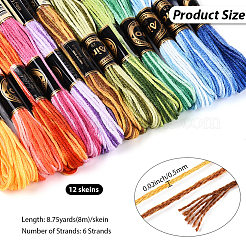 Polyester Embroidery Threads&nbsp;OCOR-WH20074-13A-02B