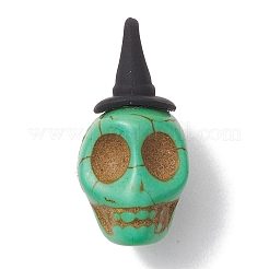 Halloween Theme Dyed Synthetic Turquoise Pendants&nbsp;PALLOY-JF02658