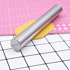 変色しない304ステンレススチール製麺棒  粘土ツール  ステンレス鋼色  20x2.5cm&nbsp;CELT-PW0001-137