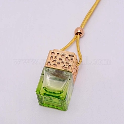 Car Hanging Air Freshener Glass Bottles&nbsp;DJEW-WH0008-10C