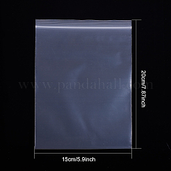 再封可能なバッグ  ジップトップバッグ  トップシールバッグ  透明  20x15cm  片側の厚さ：2.9ミル（0.075mm）&nbsp;OPP-BC0001-02-15x20
