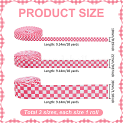 3 Rolls 3 Styles Polyester Ribbons&nbsp;OCOR-PH0007-14A