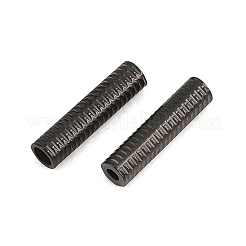 304ステンレスチューブビーズ  イオンプレーティング（ip）  ブラック  8x2mm  穴：0.9~1.2mm&nbsp;SA-CBA098D-07C-EB