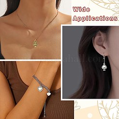 120pcs15スタイルチベットスタイルアロイペンダント  カードを再生  ミックスカラー  14.5~27.5x11.5~17.5x1.5~3mm  穴：1.6~2mm  8個/スタイル&nbsp;FIND-CJ0005-06