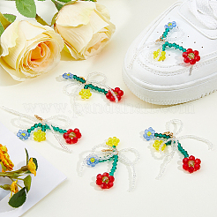 6Pcs Plastic Shoe Charms&nbsp;DIY-HS0002-11
