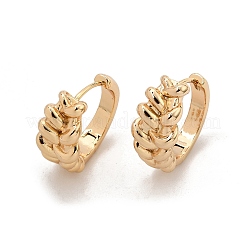 Brass Hoop Earrings for Women&nbsp;KK-CBACA55-14G