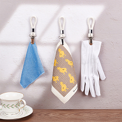8Pcs Hanging Iron Tea Towel Clip&nbsp;AJEW-GF0005-42