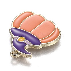 Halloween Theme Alloy Enamel Pendants&nbsp;ENAM-J649-07LG