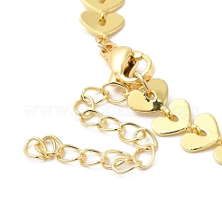 Brass Cobs Chain Necklaces for Women&nbsp;NJEW-G100-02G