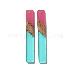 Opaque Resin & Walnut Wood Big Pendants&nbsp;RESI-D060-C-02