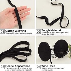 Cotton Cotton Twill Tape Ribbons&nbsp;OCOR-WH0057-30A-02