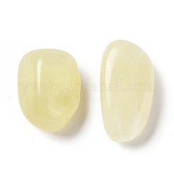 天然な新しい翡翠のビーズ  穴なし/ドリルなし  ナゲット  11~22.5x7.5~16x4~10.5mm  約224個/499g&nbsp;LS-G-A023-01J
