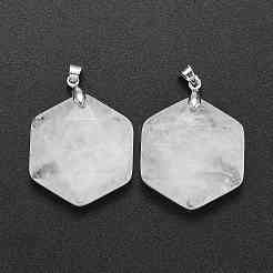 Natural Quartz Crystal Pendants&nbsp;G-F340-03F